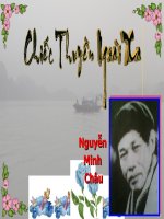 Chiếc thuyền ngoài xa( Nguyễn Minh Châu- tiết 1).