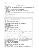 giáo án vật lý 8 bài 21 nhiệt năng