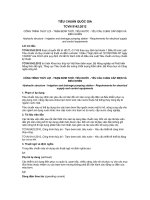 TIÊU CHUẨN QUỐC GIA TCVN 9142:2012 CÔNG TRÌNH THỦY LỢI - TRẠM BƠM TƯỚI, TIÊU NƯỚC - YÊU CẦU CUNG CẤP ĐIỆN VÀ ĐIỀU KHIỂN