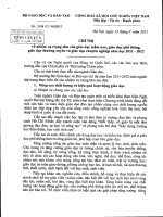 CHỈ THỊ NHIỆM VỤ NĂM HỌC 2011-2012