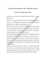 QUYẾT TÂM THƯ HỌC SINH