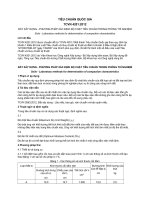 TIÊU CHUẨN QUỐC GIA TCVN 4201:2012 ĐẤT XÂY DỰNG - PHƯƠNG PHÁP XÁC ĐỊNH ĐỘ CHẶT TIÊU CHUẨN TRONG PHÒNG THÍ NGHIỆM