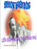 SINH HOẠT TRUYỀN THỐNG ĐỘI
