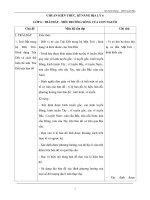 Chuẩn kiến thức kỹ năng Địa 6