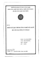 Đề tài khảo sát qui trình công nghệ sản xuất há cảo tại công ty vissan