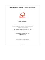 CÔNG NGHỆ E_LEARNING VÀ E_MENTORING HỖ TRỢ DẠY VÀ HỌC  TẠI TRƯỜNG THPT KIM LIÊN – HÀ NỘI