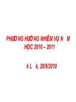 PH NV năm học 10 -11