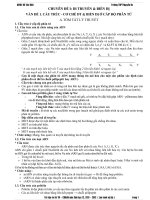 TÀI LIỆU ÔN THI TỐT NGHIỆP 12