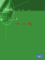 TRÒ CHƠI KIỂM TRA TOÁN 1