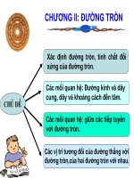 giáo án thao giảng, thi giáo viên giỏi hình học 9 sự xác định của đường tròn. tính chất đối xứng của đường tròn (6)