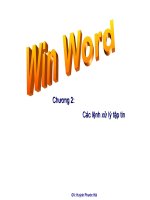 Xử lý tập tin trong word