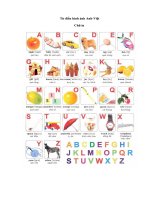 Từ vựng tiếng Anh qua hình ảnh