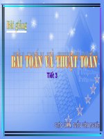 BAI TOAN VA THUAT TOAN (Tiet 3)