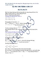 Hệ phương trình đẳng cấp