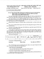 HD-Công tác điều tra thống kê BC và lưu giữ HS Phổ cập 2011