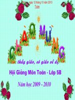 Toán: Phép chia số đo thời gian