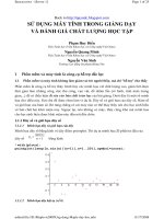 Ứng dụng Maple trong dạy học