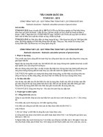 TIÊU CHUẨN QUỐC GIA TCVN 9151 : 2012 CÔNG TRÌNH THỦY LỢI - QUY TRÌNH TÍNH TOÁN THỦY LỰC CỐNG DƯỚI SÂU