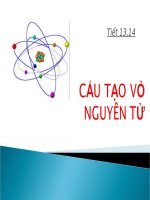 Lớp vỏ electron nguyên tử