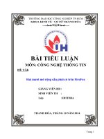 hai mươi mở rộng cần phải có trên firefox