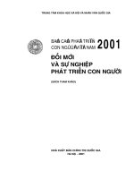 Đổi mới sự nghiệp phát triển nhân tố con người