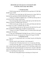 Tài liệu bồi dưỡng tổ trưởng CM - hè 2011