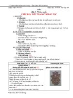 Giáo án Lớp 6 cả năm tích hợp môi trường - Bác Hồ