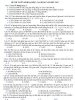 este trong đề thi ĐH CĐ 2007-2011