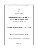 Luận Văn Thực Tập Công nghệ Thông Tin