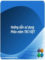 Giới thiệu phần mềm trí việt