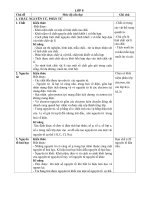 Chuẩn kiến thức kỹ năng Hóa 8