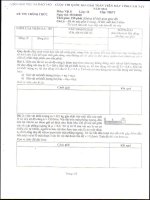 Đề thi và đáp án thi MTCT Quốc gia 2010 - Môn Vật Lý