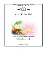 Giáo an sdaij số 9 ca năm.mới nhất