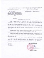 Kiểm điểm trách nhiệm gửi báo cáo