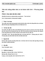 TIÊU CHUẨN QUỐC GIA TCVN 9076-3 : 2012 TẤM TRẢI CHỐNG THẤM TRÊN CƠ SỞ BITUM BIẾNTÍNH - PHƯƠNG PHÁP THỬ