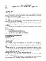 Địa lý 9 kì I chuẩn