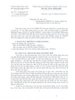 Công Văn số 975/SGD&ĐT Phú Thọ Hướng dẫn Khai giảng