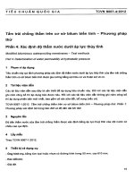 TIÊU CHUẨN QUỐC GIA TCVN 9076-4 : 2012 TẤM TRẢI CHỐNG THẤM TRÊN CƠ SỞ BITUM BIẾNTÍNH - PHƯƠNG PHÁP THỬ