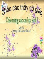 Đại 7 tiết 5: Giá trị tuyệt đối của một số hữu tỉ. Cộng trừ nhân chia số hữu tỉ