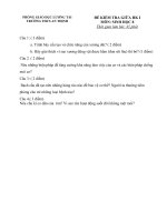 bộ đề thi kiểm tra giữa học kỳ i năm 2014-2015