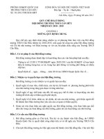 Quy chế làm việc Hội đồng trường THCS Cấn Hữu