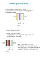 Bài giảng nghề điện tử: Điện trở