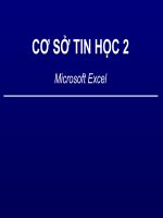 Bài giảng microsoft excel hay