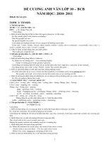 DE CUONG ANH VAN K 10 BCB