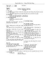 Giáo án ngữ văn 7 kì I chuẩn