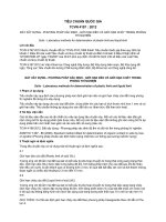 TIÊU CHUẨN QUỐC GIA TCVN 4197 : 2012 ĐẤT XÂY DỰNG - PHƯƠNG PHÁP XÁC ĐỊNH - GIỚI HẠN DẺO VÀ GIỚI HẠN CHẢY TRONG PHÒNG THÍ NGHIỆM