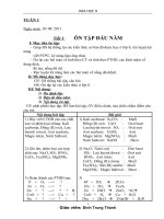 giao an hoa  9 da sua thang 9 năm 2011