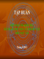 Quy trình soạn đề kiểm tra