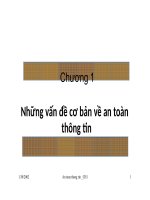 an toàn bảo mật thông tin cơ sở hệ thống