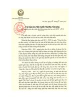 thư chủ tịch nước khai giảng 2011 2012